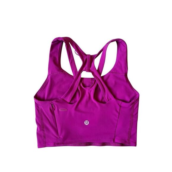 Lululemon Stash It Bra Medium Support size 4 B C Cup Pink - Picture 4 of 7